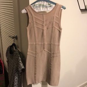 BEBE blush bandage dress size S